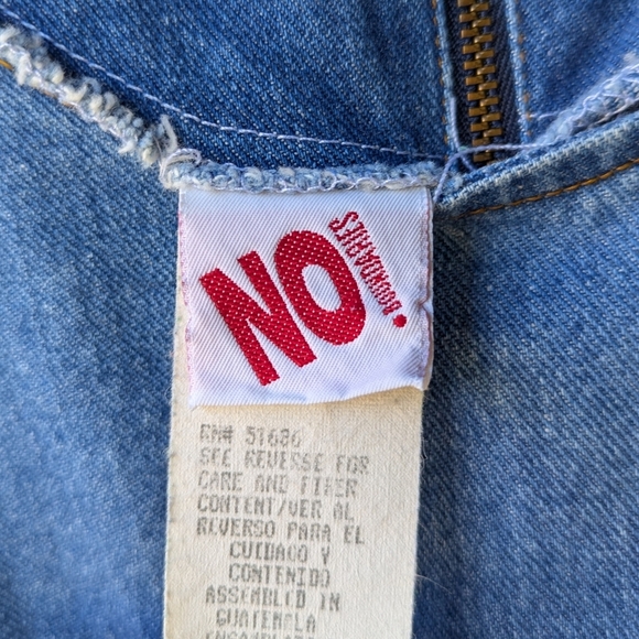 VTG 80s No Boundaries! Denim Bodycon Maxi Dress Size 3/4 - Picture 4 of 10